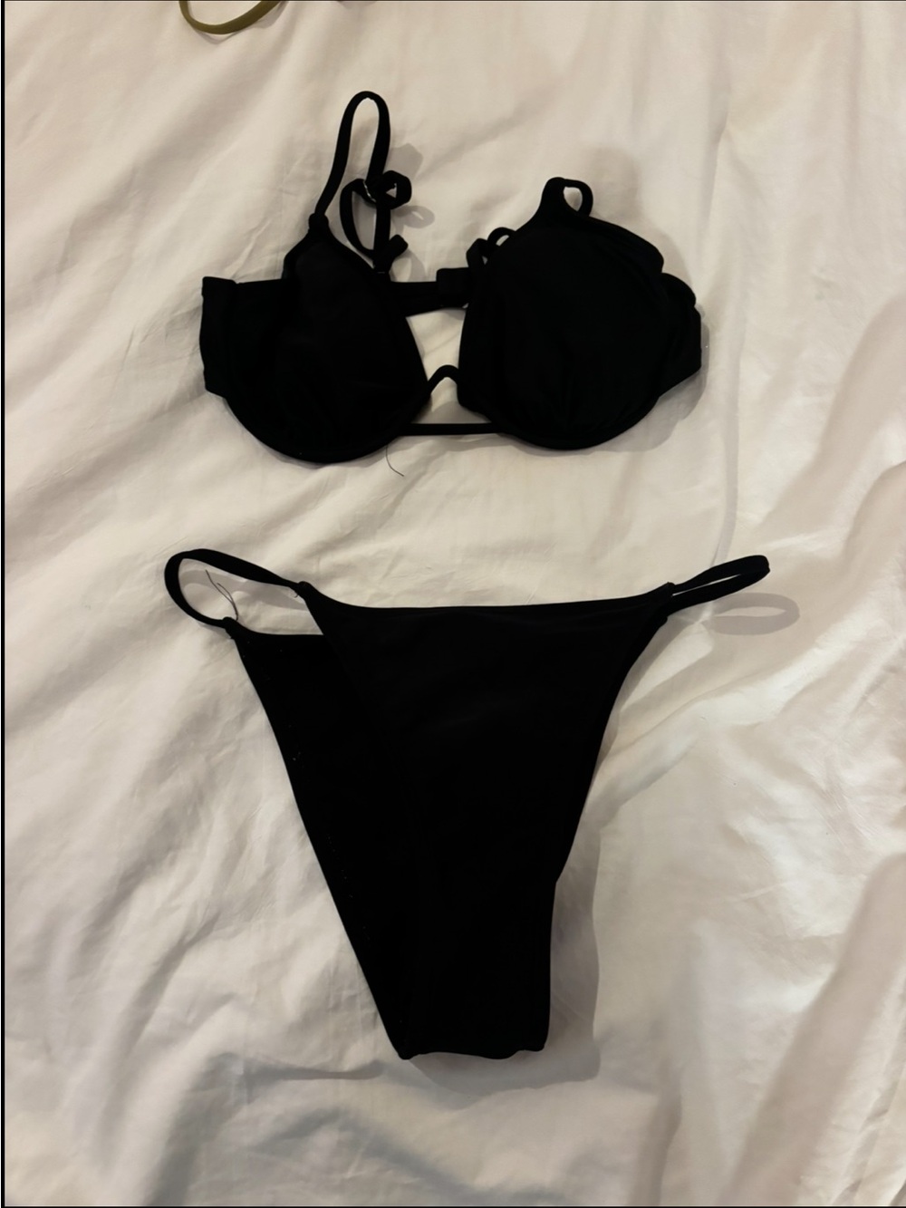 wild fable Black Women’s Two-Piece Bikini Set - Underwire Top